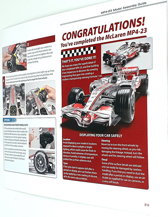 Deagostini Kyosho DBYOMM Build Your Own 1/8 Scale F1 McLaren MP4-23 08 85 Issues