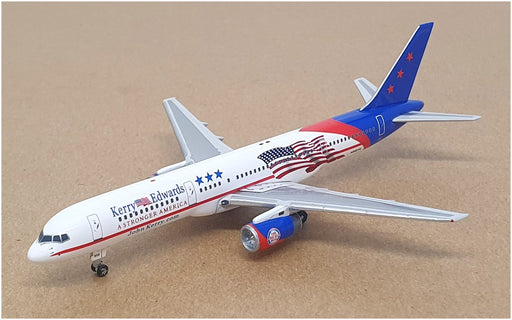 Phoenix 1/400 Scale 10016 - Boeing 757-236 Aircraft Kerry Edwards N958PG