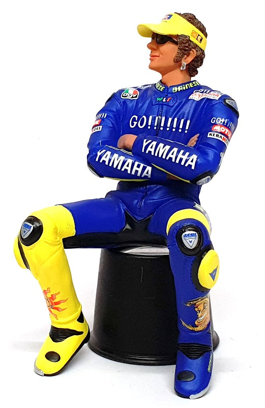 MINICHAMPS Figurine de course Valentino Rossi 1:12 scale, Multicolore, Adultes, Non pliable