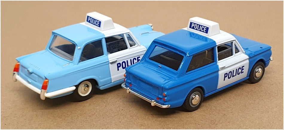 Vanguards 1/43 Scale PC2002 - Hillman Imp & Triumph Herald Police Car Set