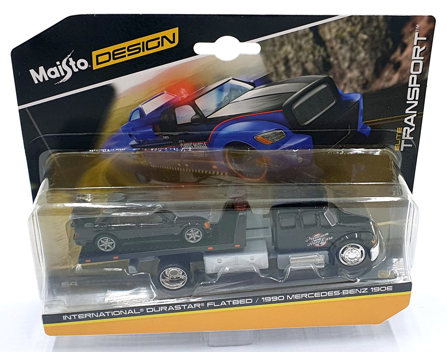 Maisto 1/64 Scale Diecast 15055 1990 Mercedes-Benz 190E/Durastar Flatbed