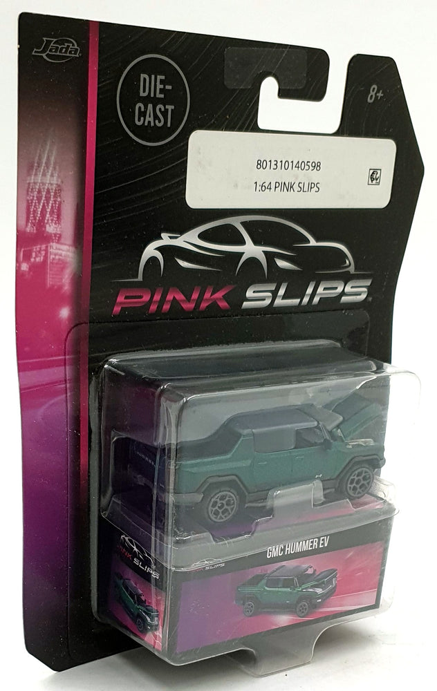 Jada1/64 Scale 14059C - GMC Hummer EV Pink Slips - Met. Green