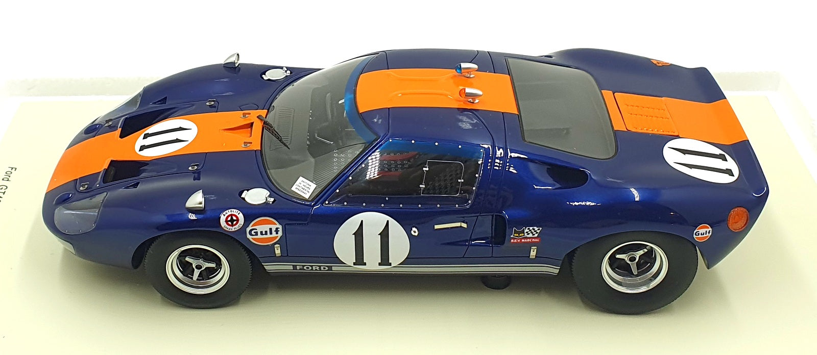 Spark 1/18 Scale 18S294 - Ford GT40 #11 6th Daytona 24 1967 Gulf - Blue/Orange