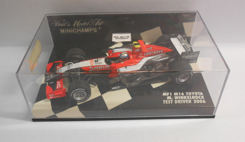 MINICHAMPS F1 1/43 Scale - 400060039 TOYOTA MF1 M16 M.WINKELHOCK 2006