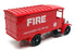 Corgi 13cm Long Diecast C855 - 1929 Thornycroft Van Lincolnshire Fire - Red