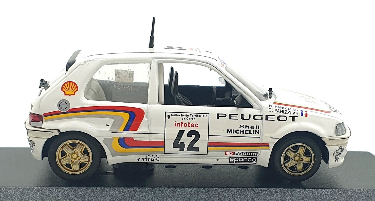 Vitesse 1/43 Scale L051 - Peugeot 106 XSI #42 Tour De Corse GR.A