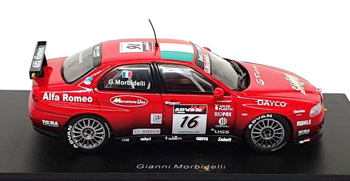 Spark 1/43 Scale S0477 - Alfa Romeo 156 #16 WTCC 2006 G. Morbidelli - Red