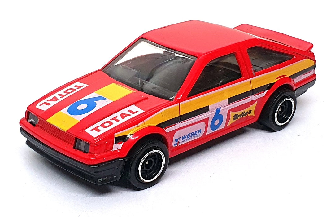 Corgi 10cm Long Diecast 105 - Toyota Corolla 1600 Race Car #6 - Red