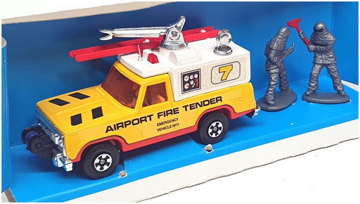 Matchbox Appx 11cm Long Diecast K-75 - Plymouth Airport Fire Tender