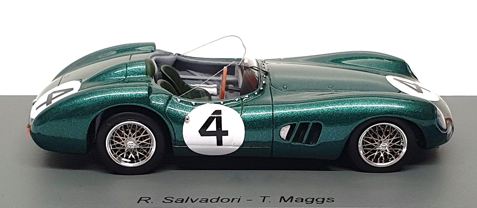 Spark 1/43 Scale S2445 - Aston Martin DBR1 #4 24H Le Mans 1961 Salvadori/Maggs