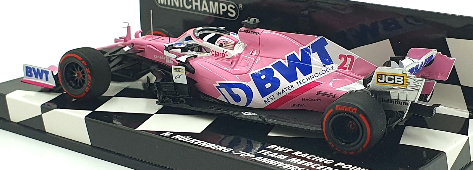 Minichamps 1/43 Scale 417 200527 BWT Racing F1 Team Mercedes RP20 #27 GP 2020