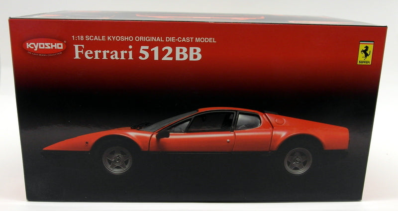 Kyosho 1/18 Scale diecast  - 08171R Ferrari 512BB Red Model Car