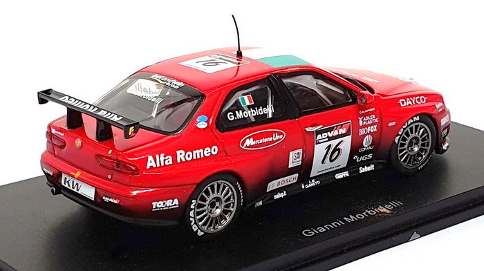 Spark 1/43 Scale S0477 - Alfa Romeo 156 #16 WTCC 2006 G. Morbidelli - Red