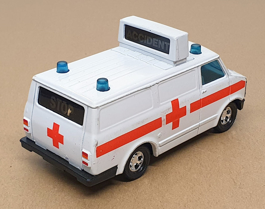 Matchbox 13cm Long Diecast K-143 - Bedford Emergency Van Ambulance - White