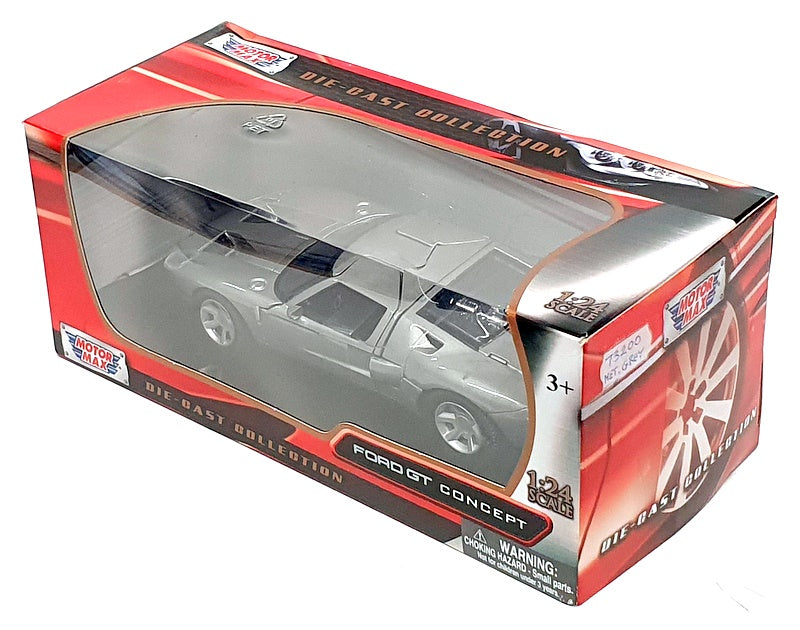 Motor Max 1/24 Scale Diecast 73200 - Ford GT Concept - Met. Grey