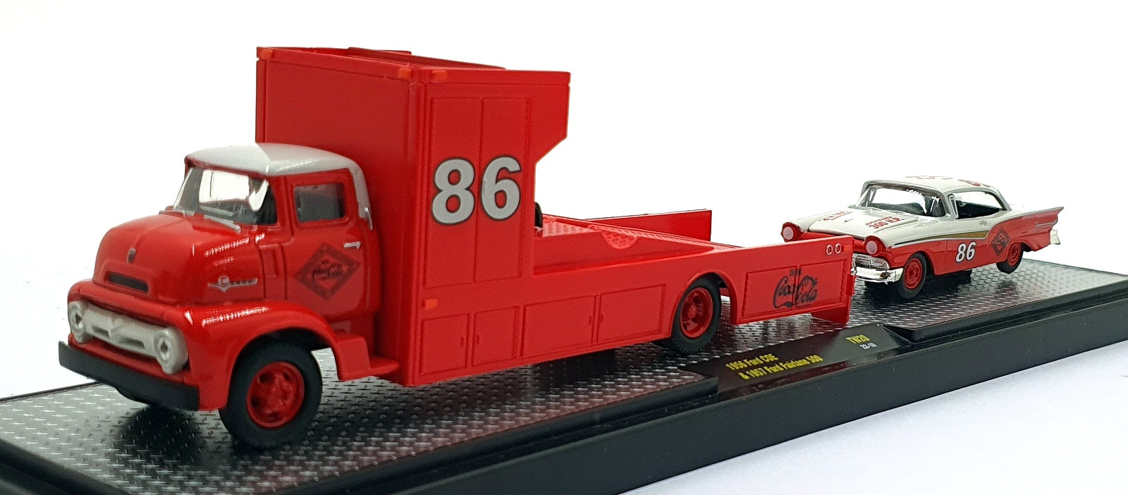 Castline M2 Machines 1/64 Scale TW20 - 1956 Ford COE & 1957 Fairlane 500 #86