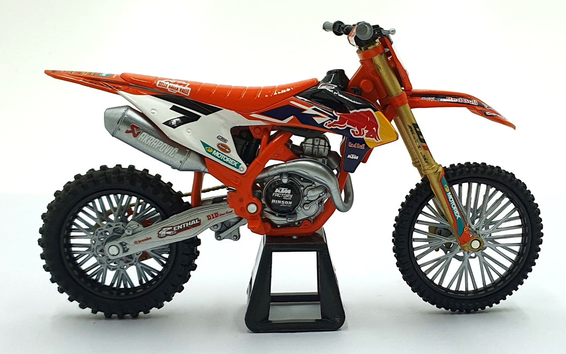 New Ray 1/12 Scale Diecast 58363 - KTM 450 SX-F #7 Motorbike - Aaron Plessinger