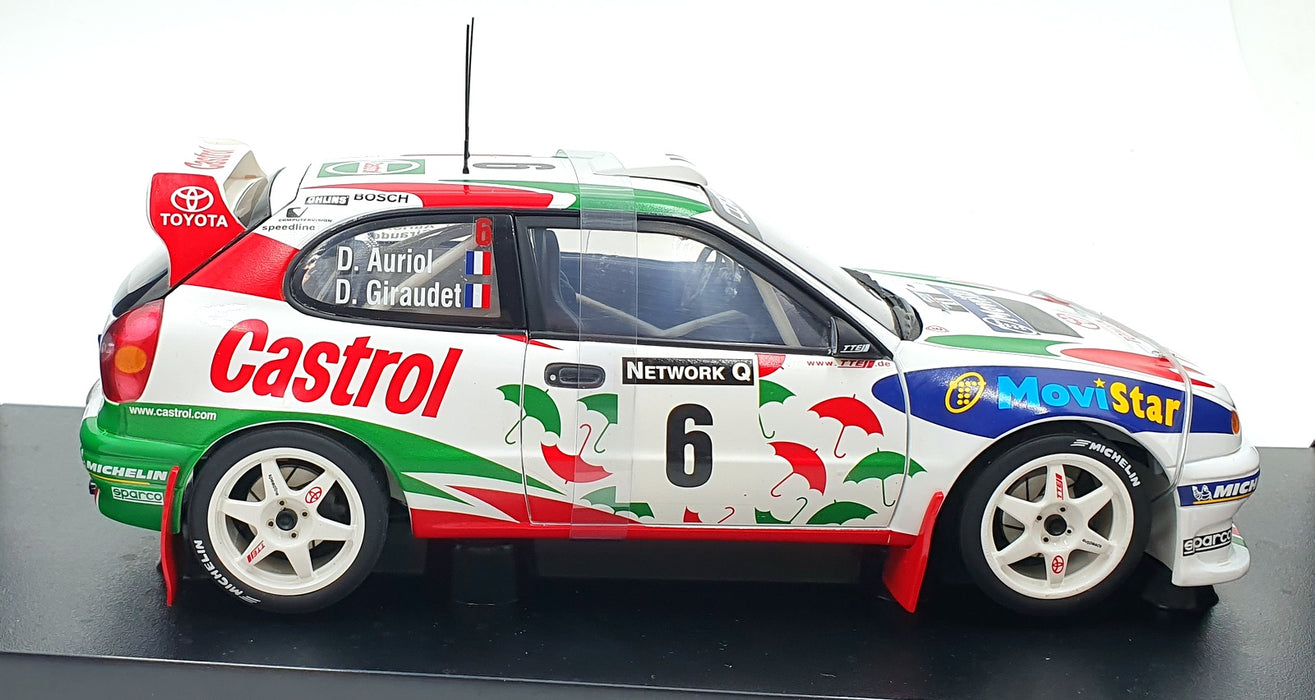 Autoart 1/18 Scale Diecast 80023 - Toyota Corolla WRC Rally Great Britain #6
