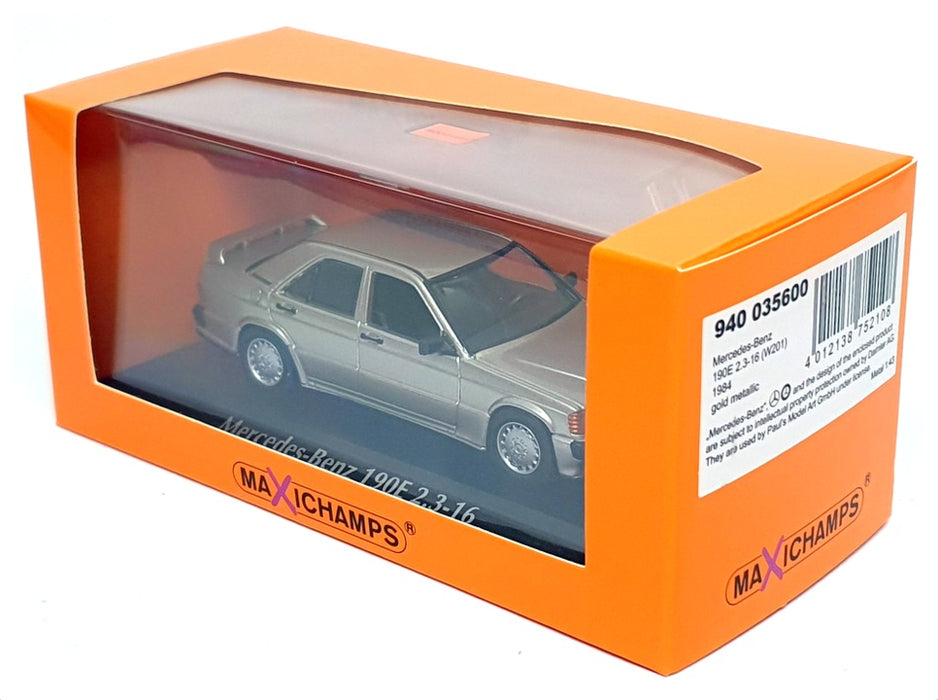 Maxichamps 940035600 Mercedes - Benz 190E 2,3-16, 1984 /gold metallic Maxichamps 940035600 Mercedes - Benz 190E 2,3-16, 1984 /gold metallic