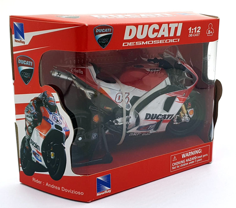 NewRay 1/12 Scale 57723 - Ducati Desmosedici #04 Motorbike