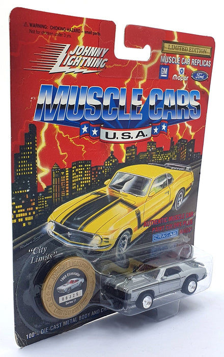 Johnny Lightning 1/64 Scale 200-210 - Muscle Cars 1969 Mercury Eliminator Silver