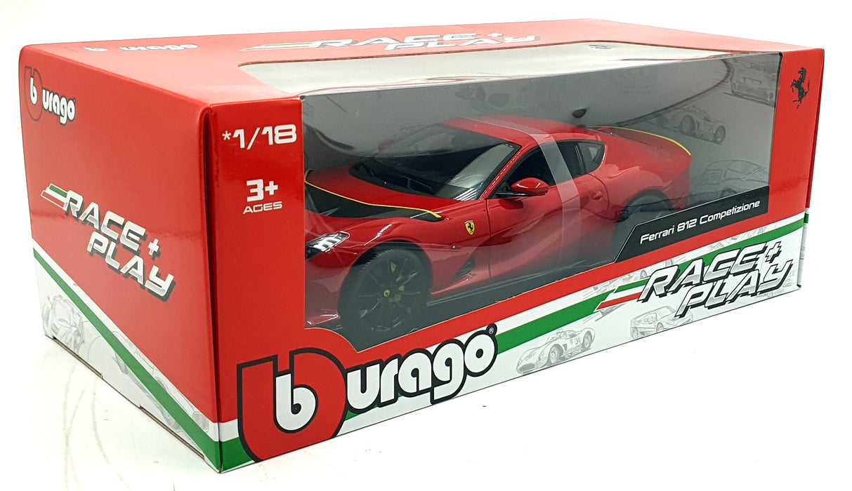 Burago 1/18 Scale Diecast 18-16019 - Ferrari 812 Competizione - Red
