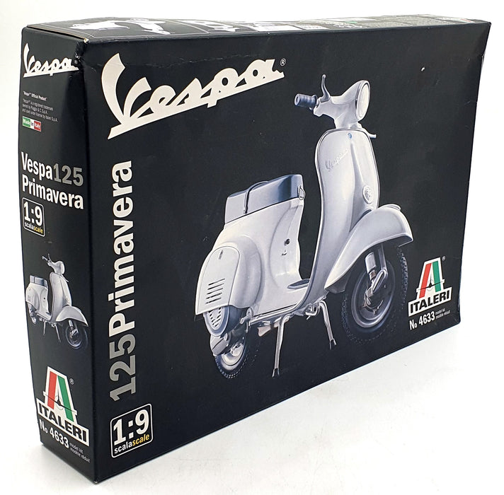 Italeri 1/9 Scale Unbuilt Kit 4633 - Vespa 125 Primavera