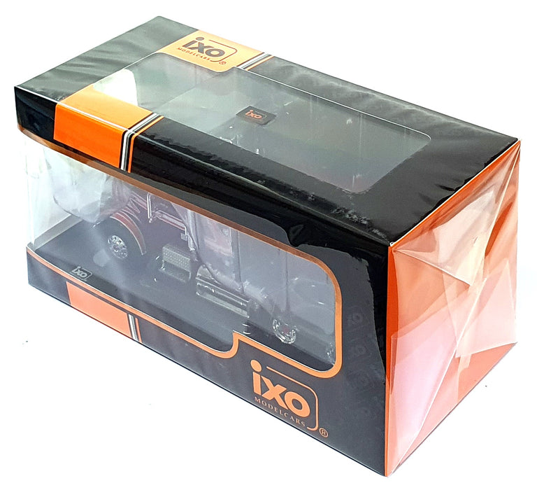 Ixo 1/43 Scale TR218.22 - 1977 Freightliner FLC 120 64 T Truck - Black/Red