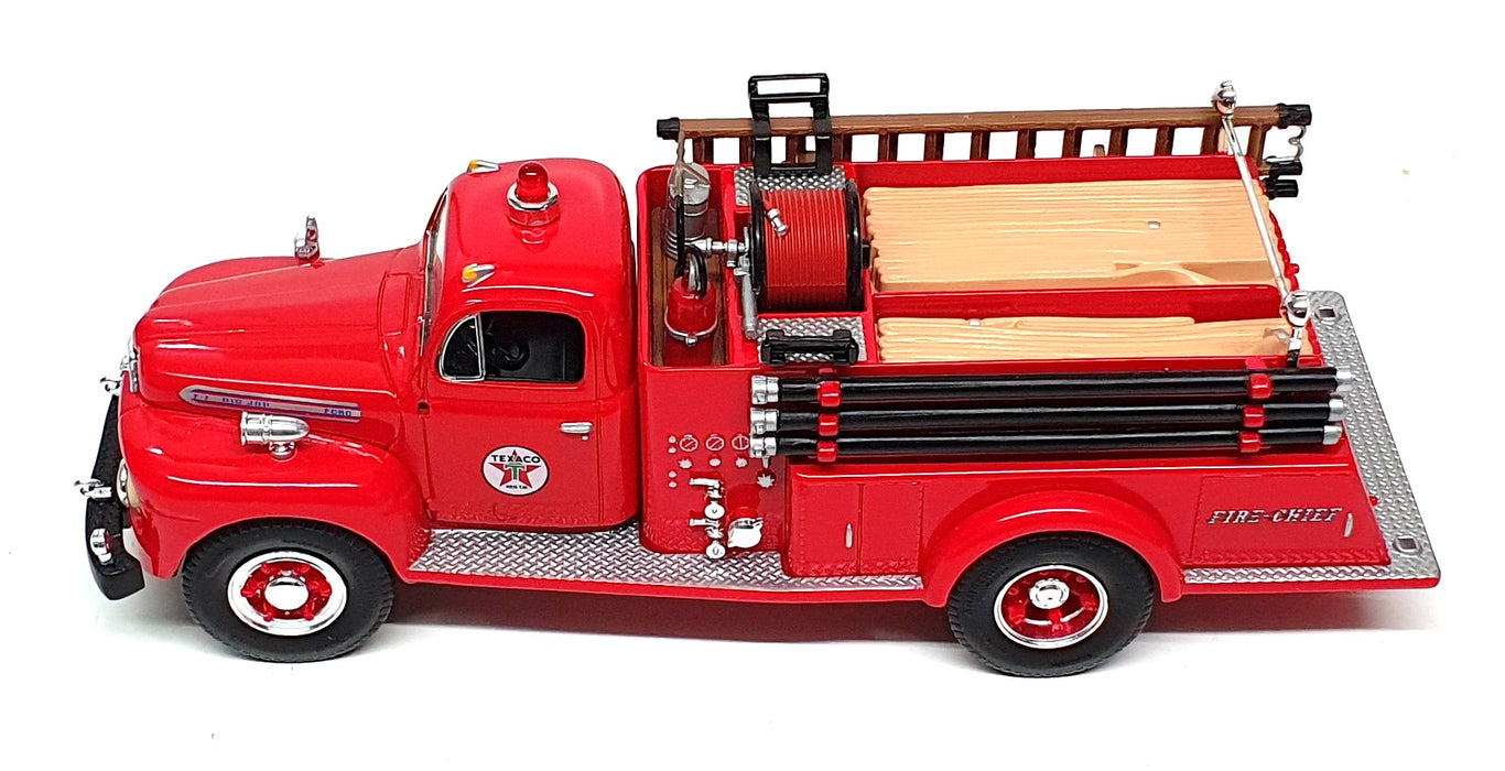 First Gear 1/34 Scale 19-2319 1951 Ford Pumper Fire Truck Texaco Fire Chief Red
