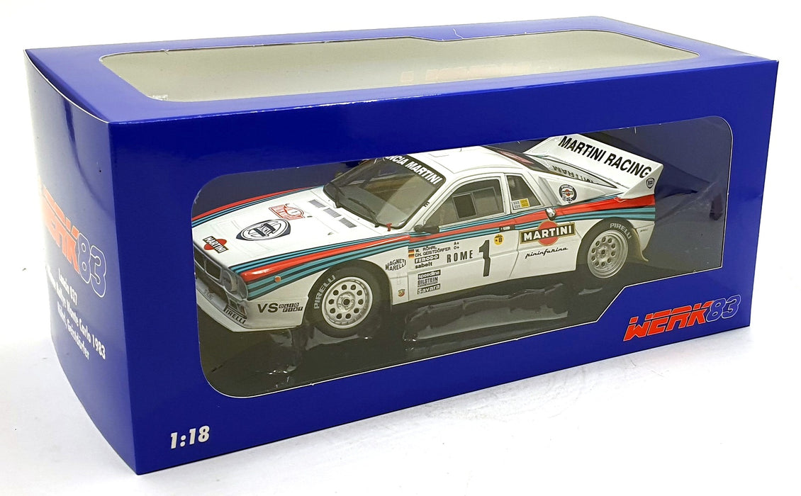 Werk83 1/18 Scale W1805901 Lancia 037 Team #1 Martini 1st Monte Carlo 1983
