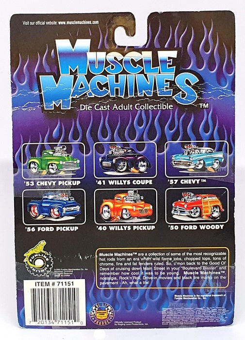 Muscle Machines 1/64 Scale 71151 01-89 - 1966 Pontiac GTO - Orange