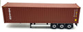 Solido 1/24 Scale S2400501 - 2021 Remorque Porte Container - Red