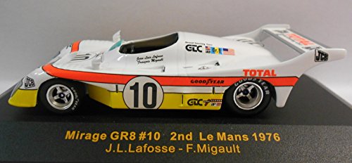 Ixo 1/43 Scale LMC063 - Mirage GR8 #10 2nd Le Mans 1976 J.L.Lafosse
