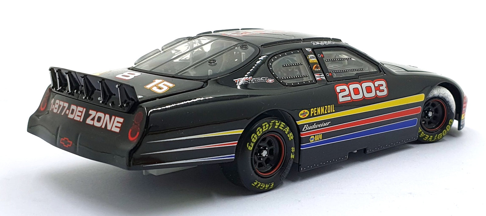 Action 1/24 Scale Diecast 104943 - 2003 Chevrolet Monte Carlo Pit Practice Car