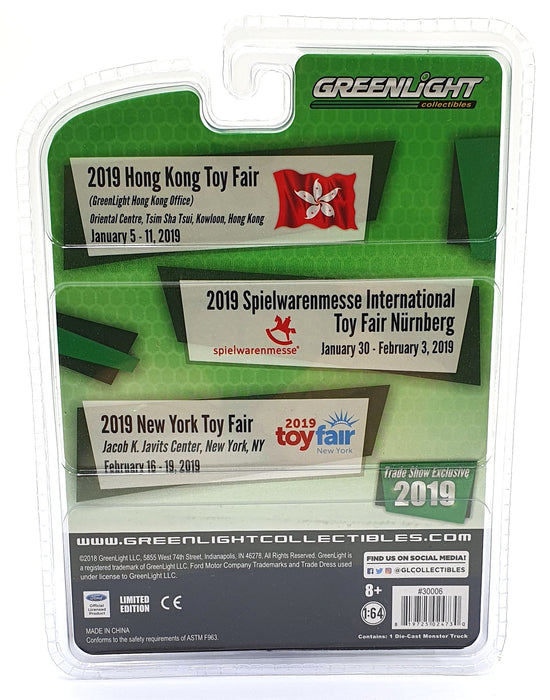 Greenlight 1/64 Scale 30006 - 1974 Ford F-250 Monster Truck - Green