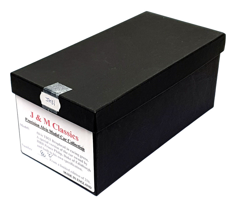 J&M Classics 1/43 Scale JM31 - Alvis TD21 D/H HRH Prince Philip - Racing Green