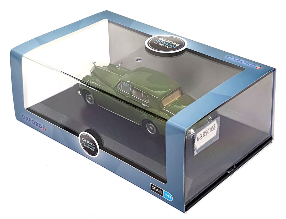 Oxford Diecast 1/43 Scale 43RSC003 - Rolls Royce Silver Cloud I - Smoke Green