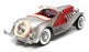 Ertl 1/18 Scale 91025B - 1935 Duesenberg SSJ Clark Gable - Silver/Red