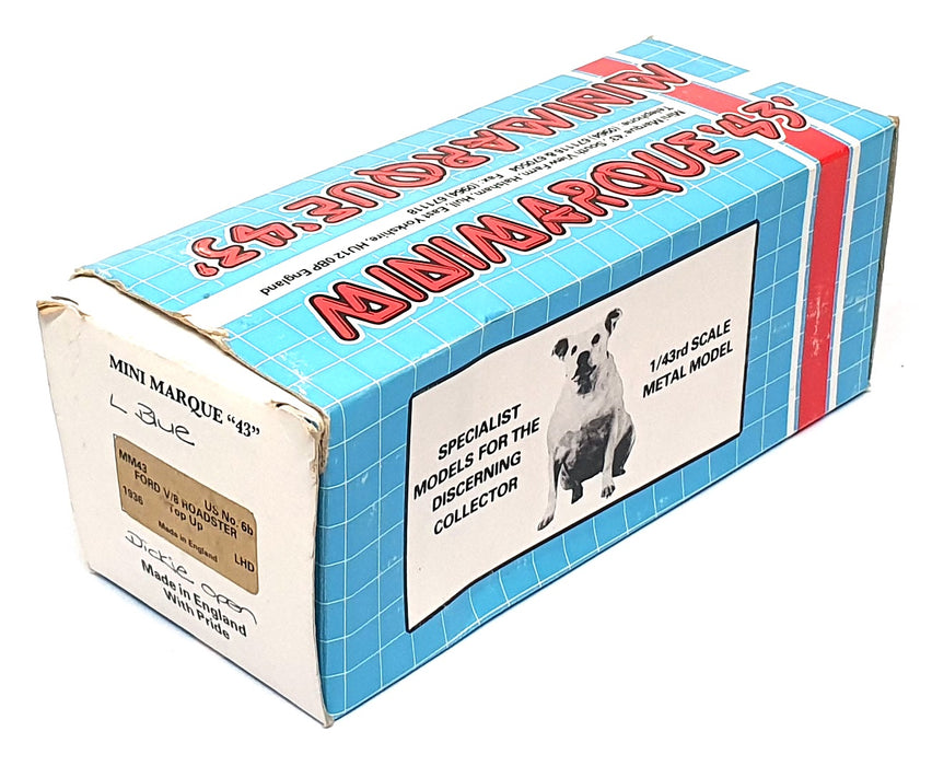 Minimarque 43 1/43 Scale US6b - 1936 Ford V8 Roadster Top Up - Lt. Blue