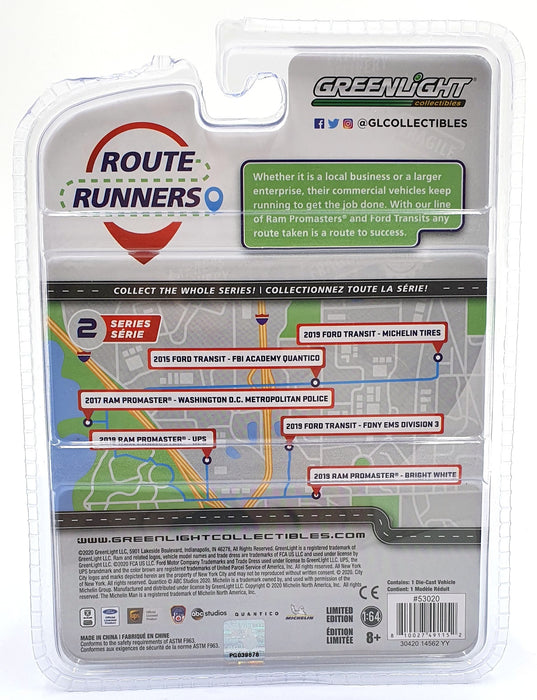 Greenlight 1/64 Scale 53020 - 2019 Ford Transit - FDNY EMS Division 3