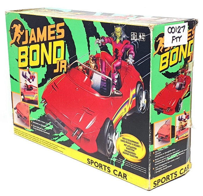Hasbro Appx 28cm Long 00127 - James Bond Jr. Sports Car - Red