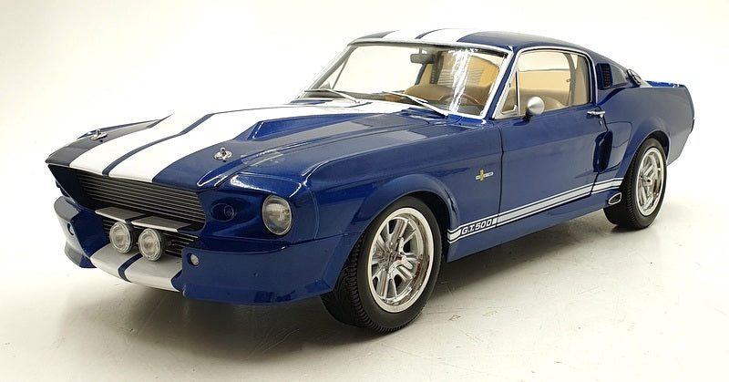 Modèle Métal Mustang Shelby 1/12 Neuf Modèle Réduit Ford Mustang Shelby GT500 Eleanor 1967 échelle 1/12 - KK-Scale, Métal, Bleu, Neuf Maquette Ford Mustang