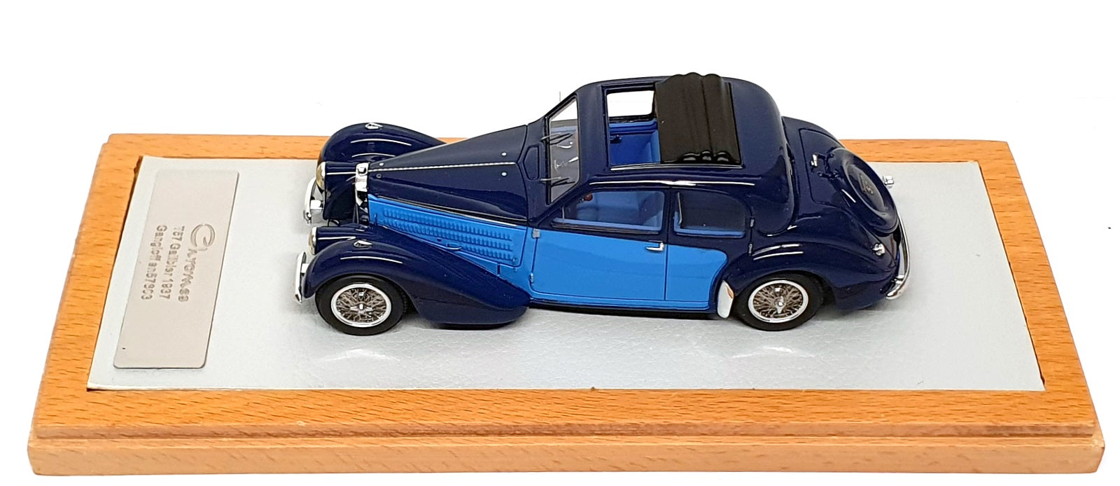 Chromes Ilario 1/43 Scale Chro054 '37 Bugatti T57 Galibier Gangloff Demi Berline