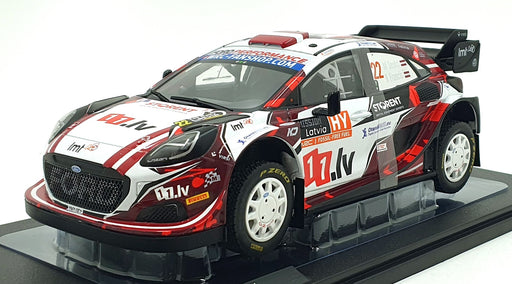 Solido 1/18 Scale Diecast S1809507 - Ford Puma Rally1 #22 Tet Latvia 2024