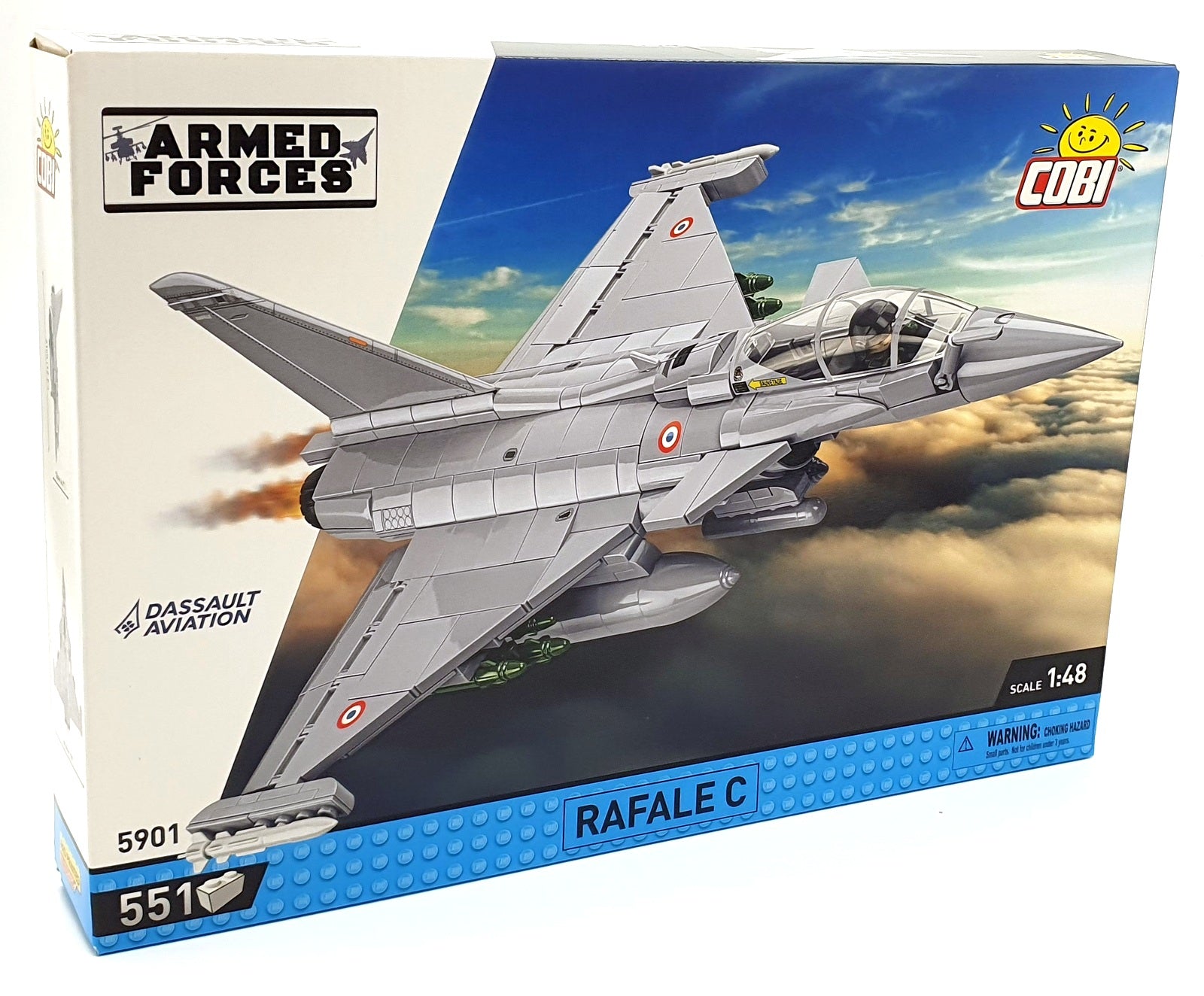 Cobi Bricks 1/48 Scale 5901 - Rafale C Aircraft - France