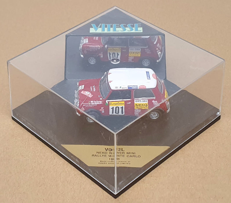 Vitesse 1/43 Scale V012L - Neko Rover Mini #101 Monte Carlo Rally 1994