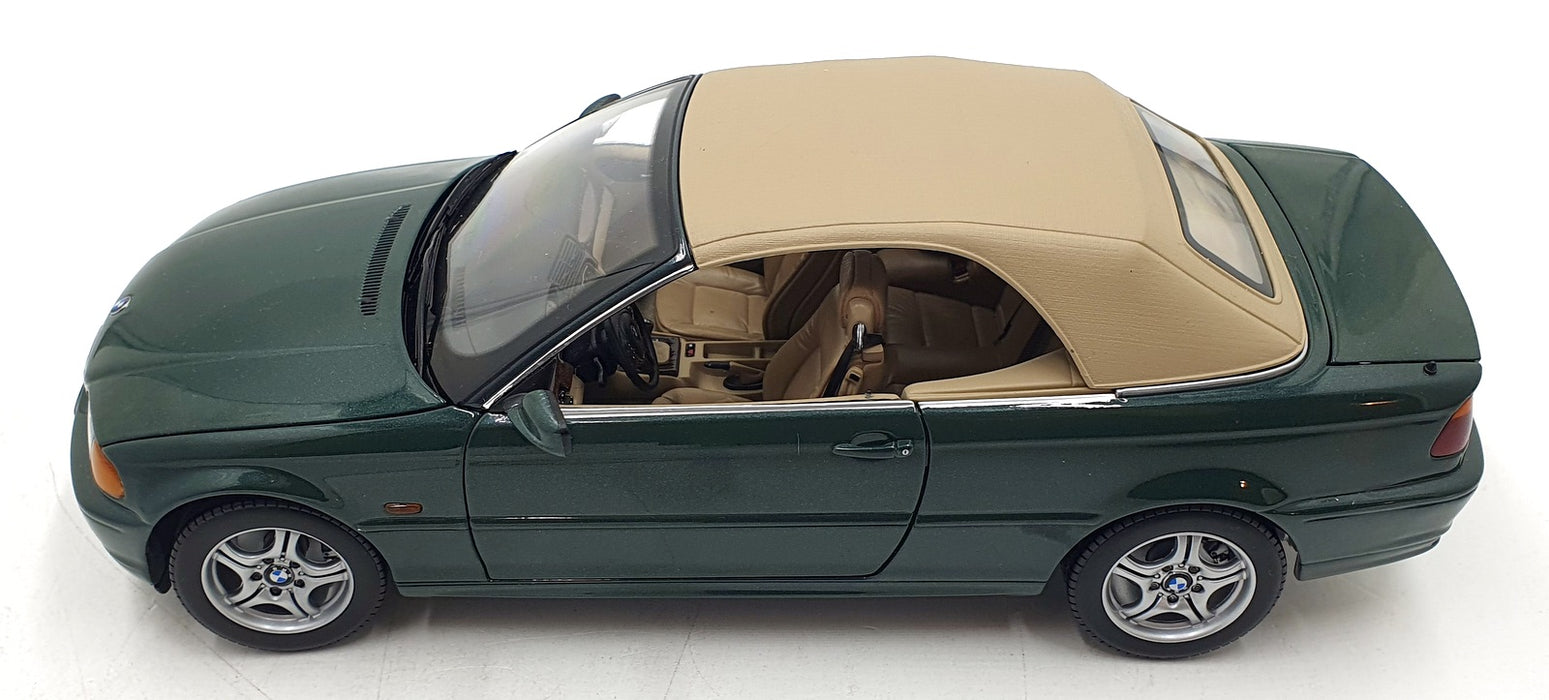 Kyosho 1/18 Scale 80 43 0 009 757 - BMW 3 Series Convertible - Green