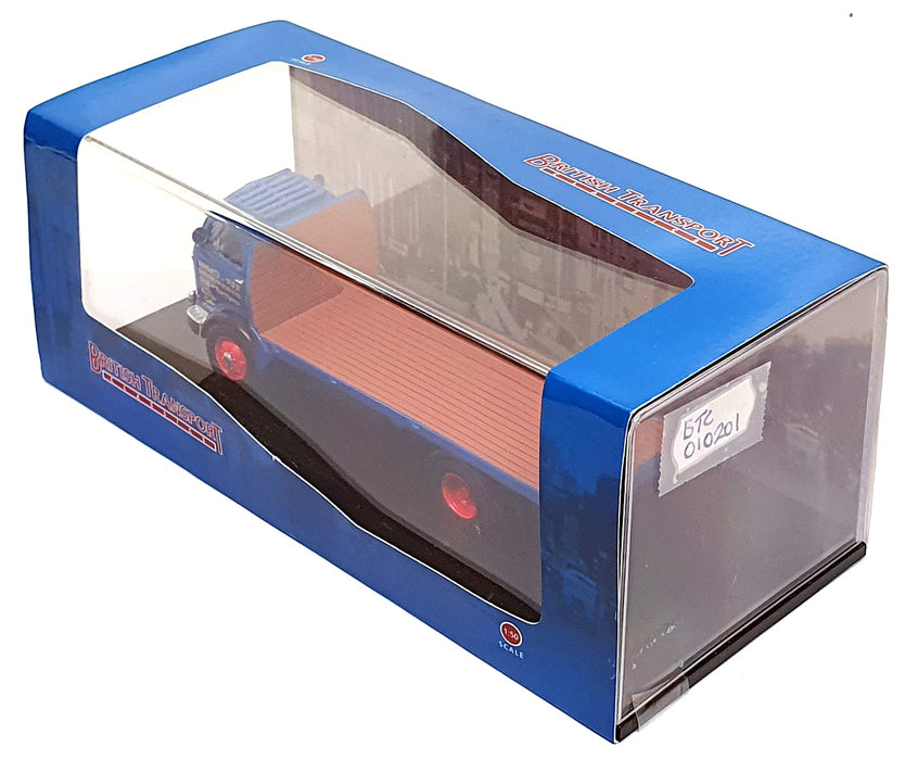 British Transport Classics 1/50 Scale 010201 Commer Flatbed Knights Of Old Blue