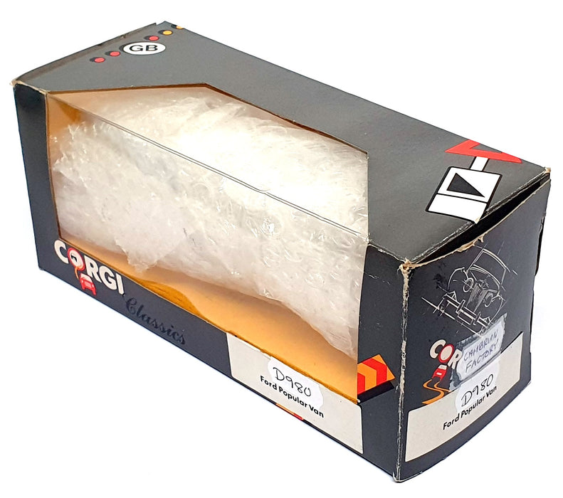 Corgi 1/43 Scale D980 - Ford Popular Van Cambrian Factory - Blue