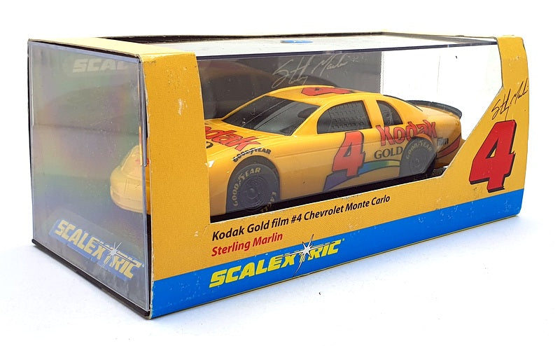 Scalextric 1/32 Scale Slot Car C2022 - Chevrolet Monte Carlo #4 Kodak Gold Film
